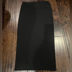 NWOT Forever 21 Black Midi Pencil Skirt